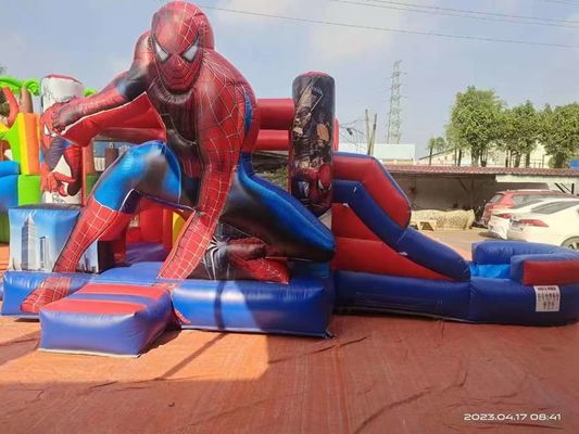Gepersonaliseerd Outdoor/Indoor Spider Man Bounce House Springkasteel