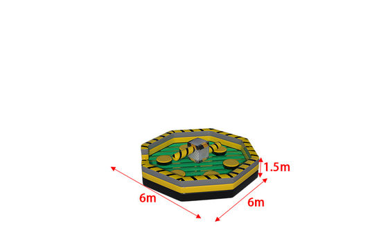 Meltdown opblaasbare spelletjes 6x6x1.5m Voor Indoor Outdoor Playground Park