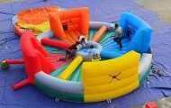Multi-Color Hungry Hippos opblaasbare spelletjes op maat voor volwassenen Tiener