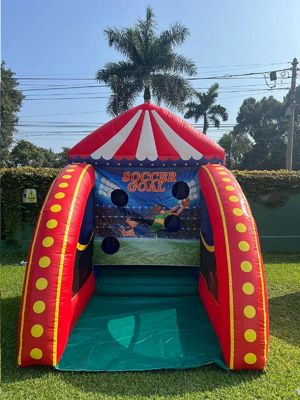 Carnaval Activiteiten Voetbal Doel Opblaasbare Spelen Voor Playground Park
