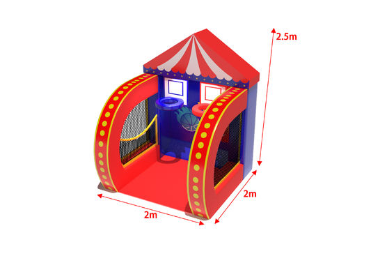 PVC-opblaasbaar balspel met prelaten Carnavalsactiviteiten voor het park