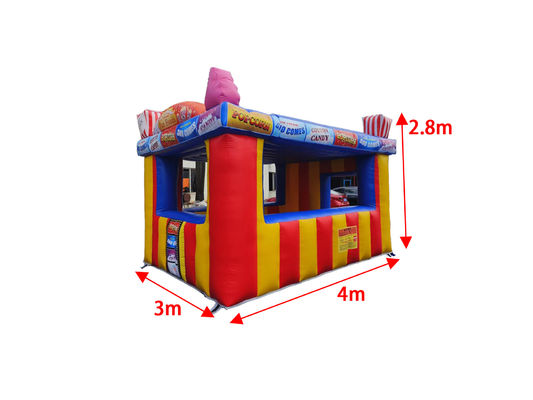 Opblaasbare snoepwinkel snoep ijs popcorn te koop