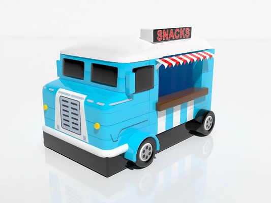 Outdoor opblaasbare games blauwe auto snack eten tent te koop