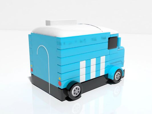 Outdoor opblaasbare games blauwe auto snack eten tent te koop