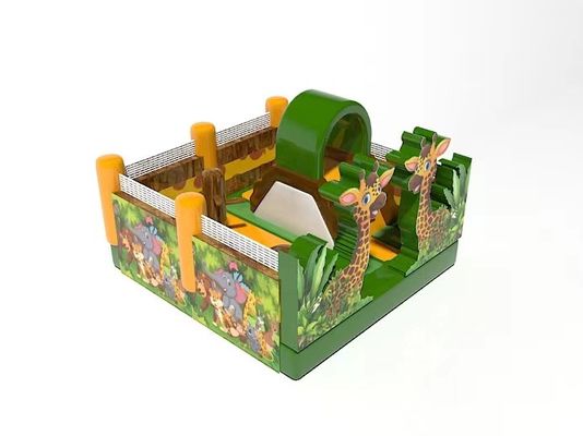 Opblaasbaar springkasteel giraffe pretpark voor kinderen lichamelijke ontwikkeling