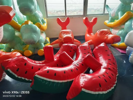 PVC-doek Indoor speeltuin Opblaasbaar speelgoed Watermeloen Spelen Voor Kinderen