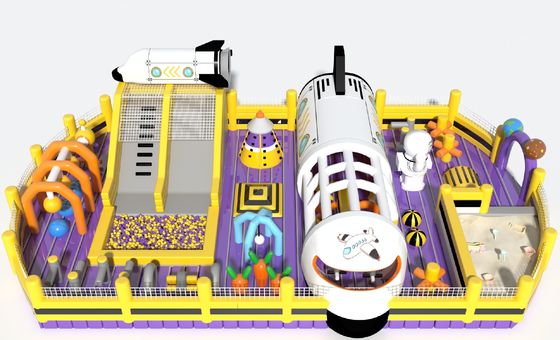 Grote Szie Airplane pretpark opblaasbare Bouncy Castle speeltuin
