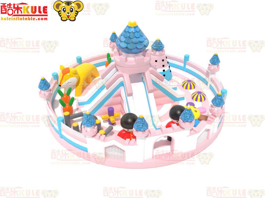 Opblaasbaar kasteel Grote cirkel met glijbanen Indoor speeltuin voor kinderen