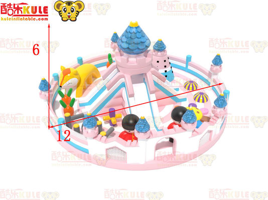 Opblaasbaar kasteel Grote cirkel met glijbanen Indoor speeltuin voor kinderen