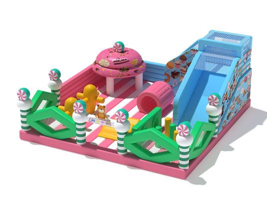 Candy Park Magic opblaasbaar kasteel springhuis voor kinderen