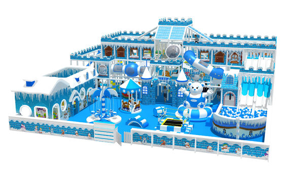 Commerciële indoor zachte speeltuinapparatuur met wintersneeuwman