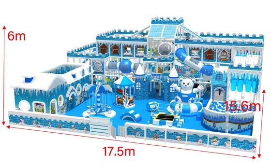 Commerciële indoor zachte speeltuinapparatuur met wintersneeuwman