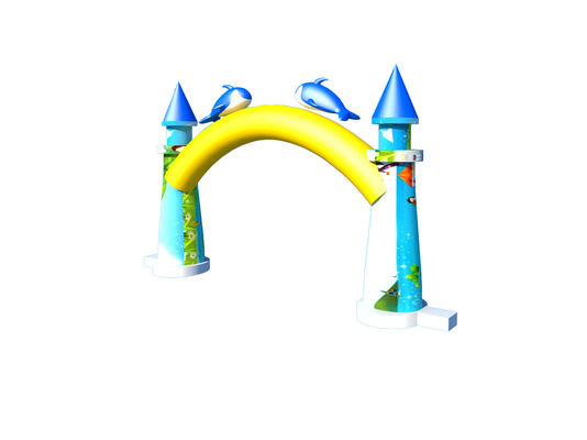 Ocean Dolphin opblaasbare bogen 8*6m Voor feest evenementen Outdoor reclame