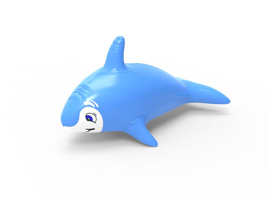 Blauwe dolfijn opblaasbare speelgoed voor binnen- en buiten speeltuin