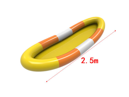 PVC opblaasbaar waterbad Wit Geel Oranje Kleur 2,5m Voor kinderen
