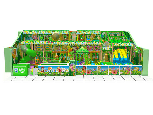 Groene tuin zachte speeltuin Indoor Play Center voor peuters