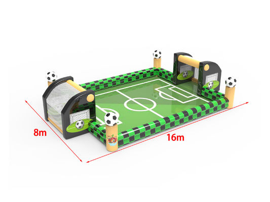 Interactieve voetbal opblaasbare games Groene kleur voor evenement