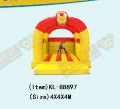 Iron Man opblaasbaar Geel Rood Bounce Castle voor kinderen