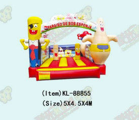 Kleine springende kinderen opblaasbaar springkasteel 5*4,5*4m