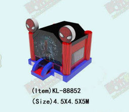 Commercieel opblaasbaar springhuis met Spider-Man patronen