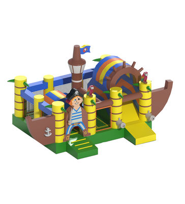 Pirate Ship Theme Park Commercieel opblaasbaar Kids Bounce House