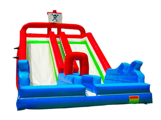 Kinderen pretpark opblaasbare twee rijstroken grote glijbaan te huur