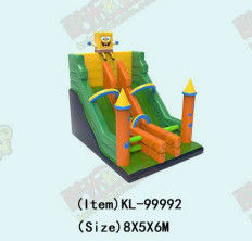 SpongeBob With Candle Fun Park Inflatable Slide Voor Huur