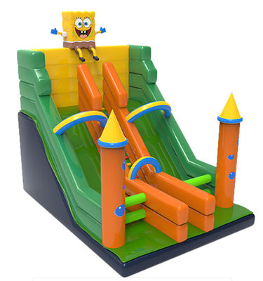 SpongeBob With Candle Fun Park Inflatable Slide Voor Huur