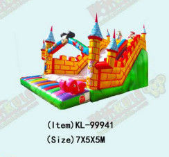 Mickey Mouse Castle opblaasbare grote glijbaan voor kinderen
