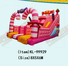 Sweet Candy Kids Fun Park opblaasbare glijbaan te huur