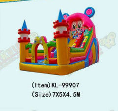 Opblaasbare dia's met Mickey Mouse cartoon ontwerp