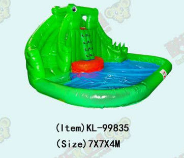 Kinderen pretpark opblaasbare giraffe dieren glijbaan te huur