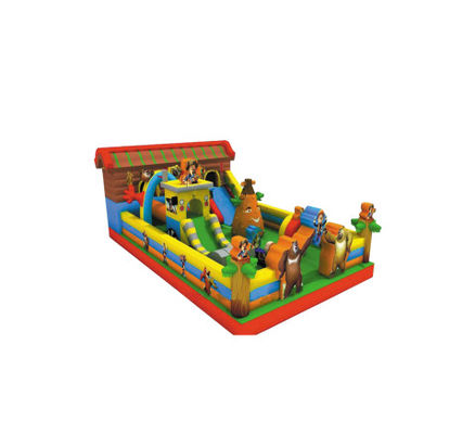 Boonie Bears Theme Playgrounds Kinderen pretpark opblaasbaar