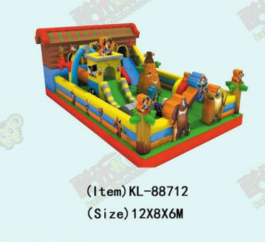 Boonie Bears Theme Playgrounds Kinderen pretpark opblaasbaar