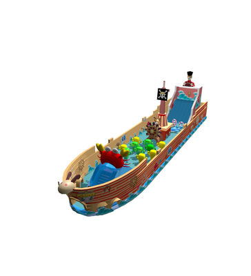 Kinderen pretpark opblaasbaar piratenschip Kinderen speeltuin
