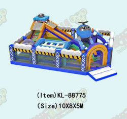 Grote grootte kinderen glijbaan bouncy pretpark opblaasbaar