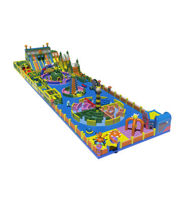 Gigantisch Levendig Opblaasbaar Pretpark Avontuur Betoverend Fun Park Odyssee