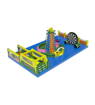 Gigantisch Levendig Opblaasbaar Pretpark Avontuur Betoverend Fun Park Odyssee