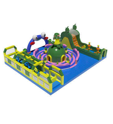Gigantisch Levendig Opblaasbaar Pretpark Avontuur Betoverend Fun Park Odyssee