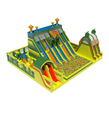 Gigantisch Levendig Opblaasbaar Pretpark Avontuur Betoverend Fun Park Odyssee