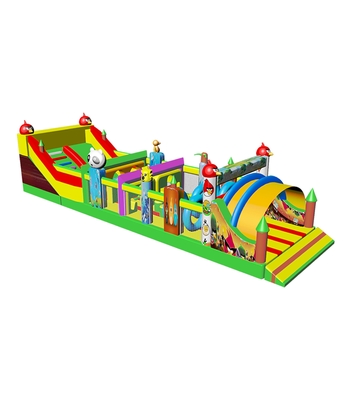 Angry Birds - Opblaasbaar Funpark voor Kinderen Geïnspireerd door de Levendige Avonturen
