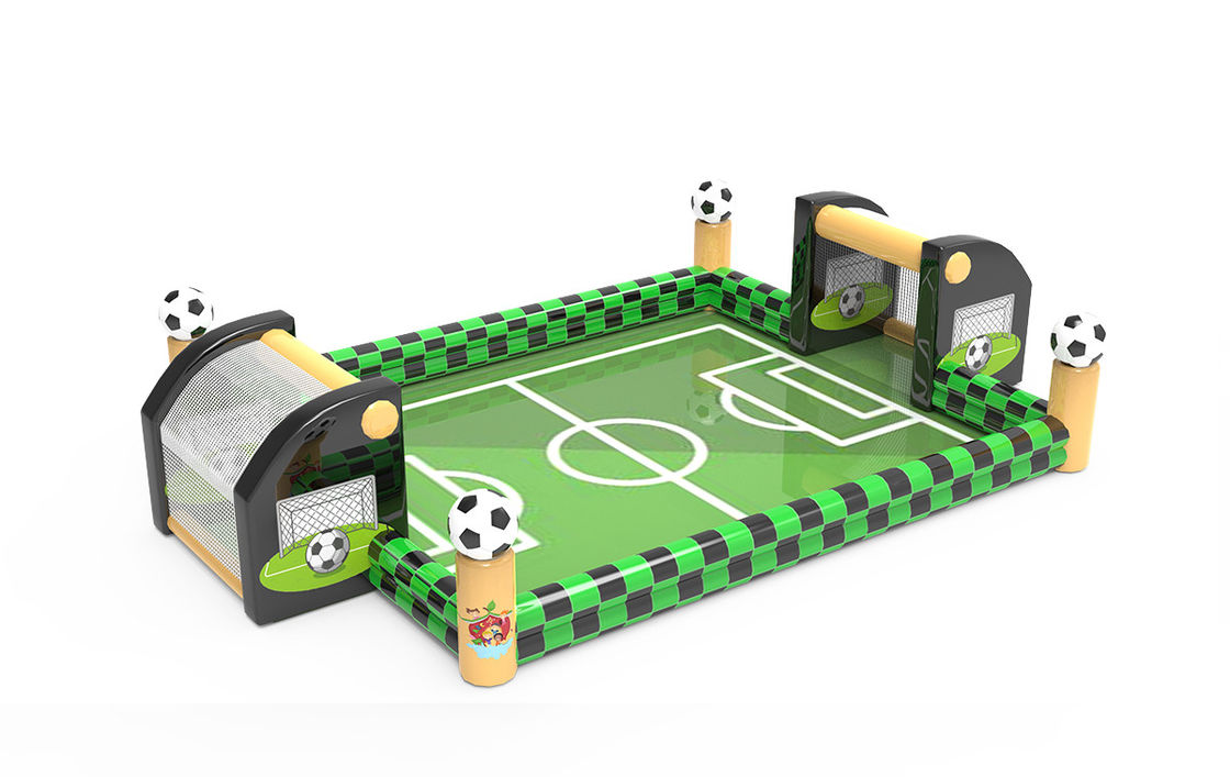 Interactieve voetbal opblaasbare games Groene kleur voor evenement