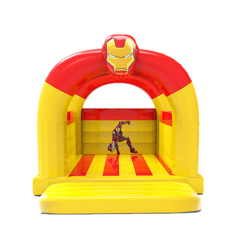 Iron Man opblaasbaar Geel Rood Bounce Castle voor kinderen