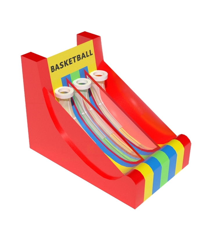 Opblaasbaar Mini Kleurvol Levend Drie - Hoop Basketbal Shooting Toy