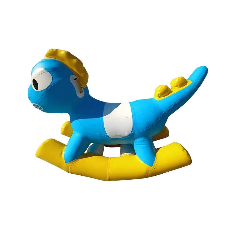 Dinosaurus Kleine opblaasbare spelletjes Kleurrijk Voor Indoor zachte speelgoed