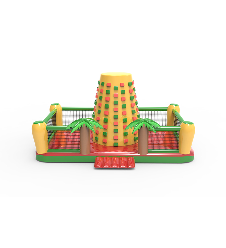 Opblaasbare Rotsklimmen: Een Leuk Buitenspeelparadijs Tropische Palmbomen