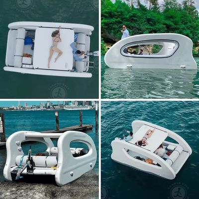 Draagbare opblaasbare pvc waterboot voor kinderen tiener Aldult familie buiten